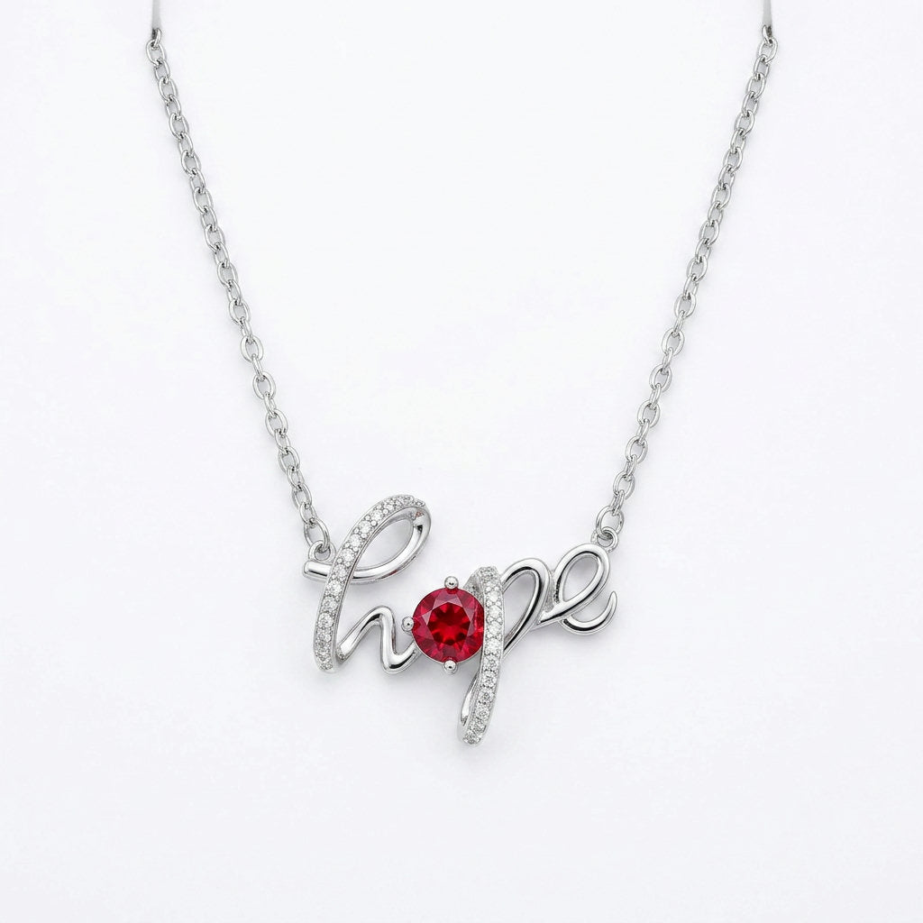 Ruby Hope Necklace