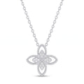 Luna Clover Cross Necklace