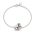 Silver Rainbow Heart