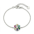 Rainbow Flower Bracelet