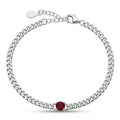 Ruby Curb Bracelet