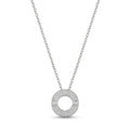 Pavé Circle Pendant