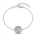 Silver Cherry Bracelet