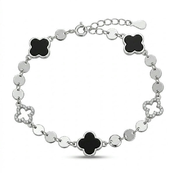 Van Cleef Black Clover Bracelet